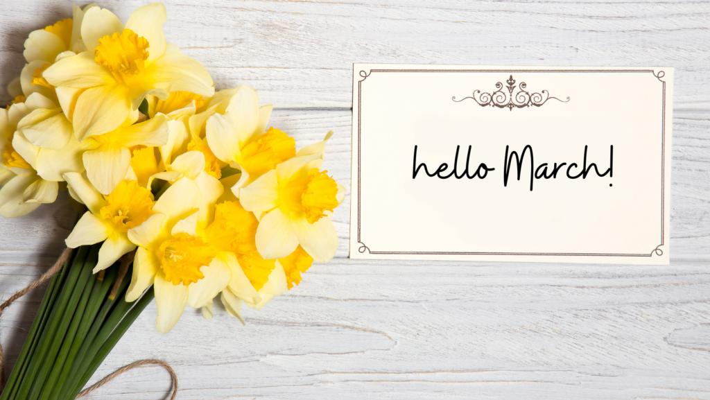 Hello Del Mar Wednesday 1 Mar 2023: Hello March + Writing prompts – Words Worth Writing
